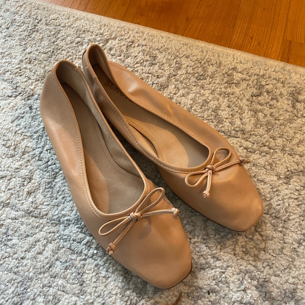 Schutz Arissa Leather Ballet Flats